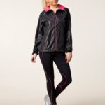 Rohnisch Alba Running Jacket in Black Full View