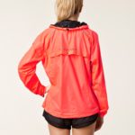 Rohnisch Alba Running Jacket in Red Back View