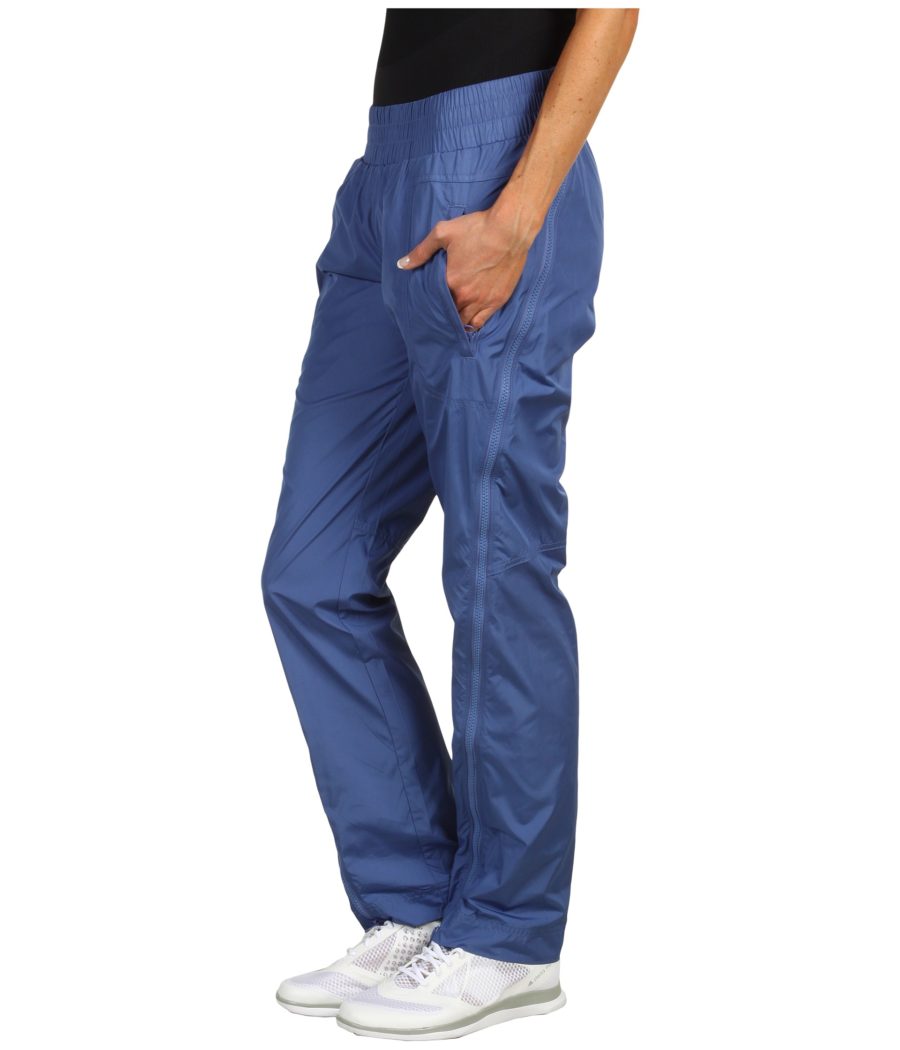 Adidas Stella McCartney Studio Woven Pants in Baby Blue Side View