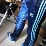 Adidas Blue Cal Surf Shiny Pants